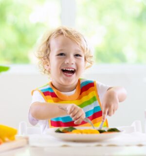 A child eating